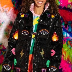 Queen Of Sparkles Black Icon Jacket ✨